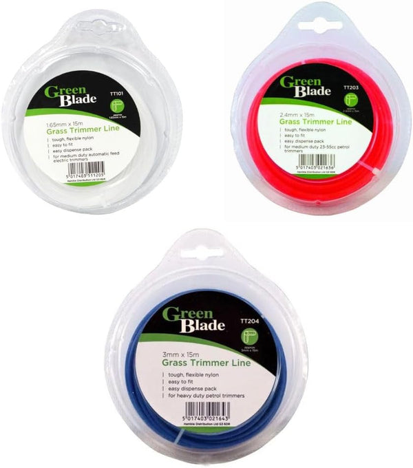 Replacement trimmer line for heavy duty use