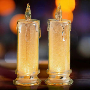20cm flameless candle with warm white light