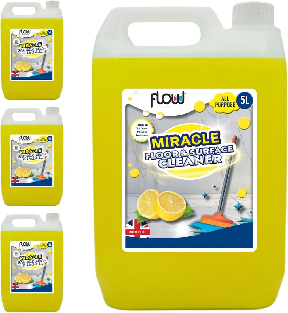 Lemon floor and surface cleaner concentrate