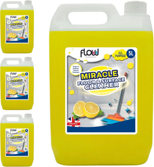 Lemon floor and surface cleaner concentrate