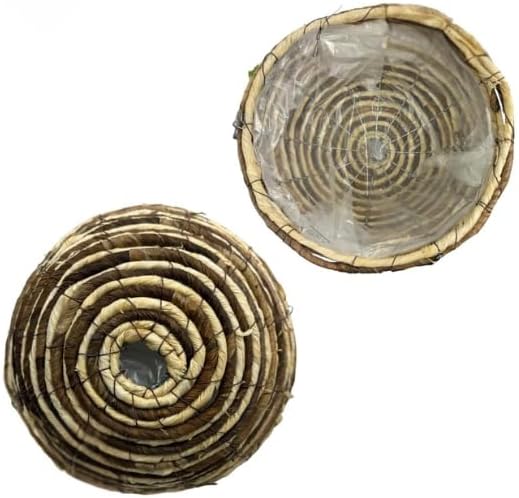rattan effect planter basket