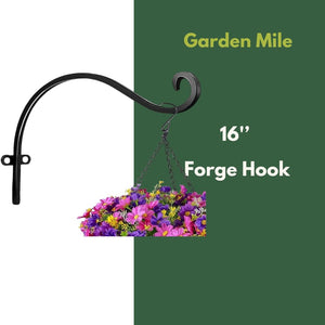 black steel garden bracket