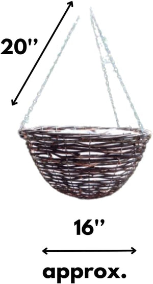 16 inch hanging flower basket