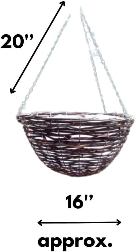 16 inch hanging flower basket