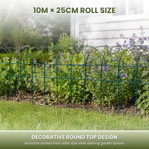 Outdoor garden edging mesh roll