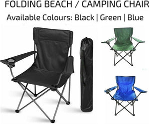 Heavy duty garden chair with drink holder