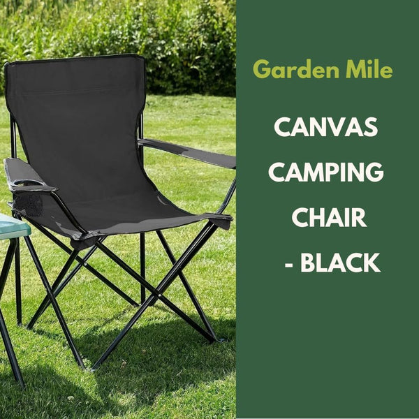 Foldable outdoor camping chair with carry bag