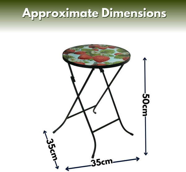 foldable outdoor side table