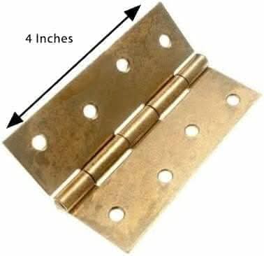 Brass plated cabinet hinges for furniture and doors