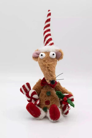 Remi rat Christmas figure shown from the front