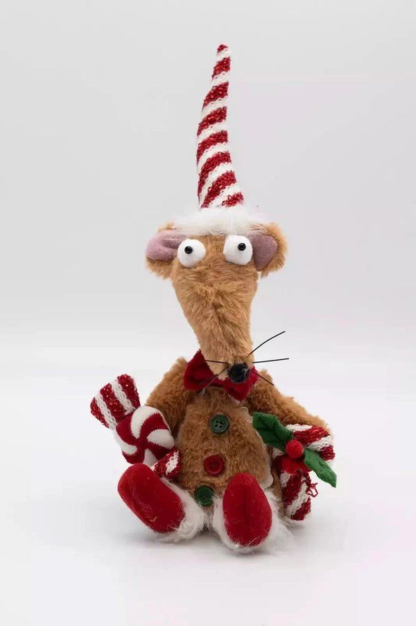 Remi rat Christmas figure shown from the front