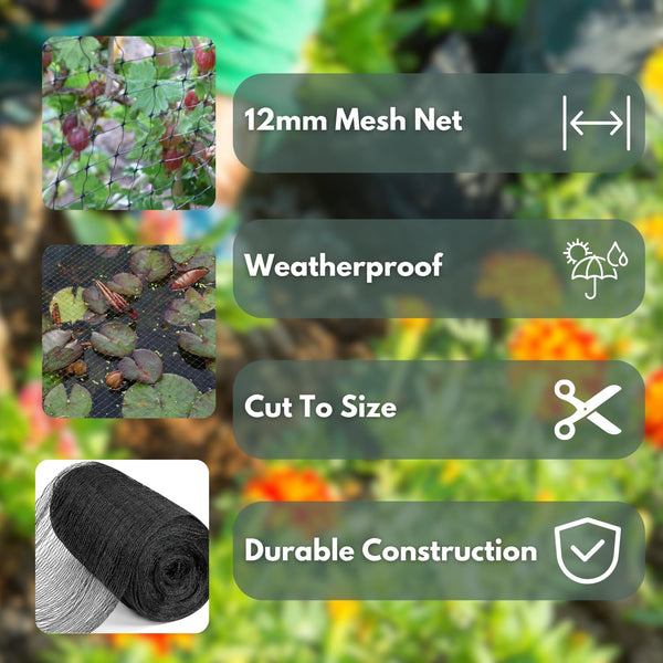 Fruit tree bird protection mesh