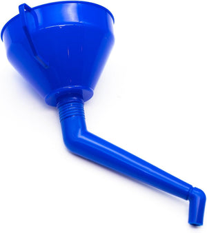 Engine oil transfer funnel with mesh filter