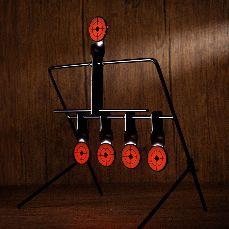 Black gallery swinging auto reset target