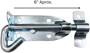 galvanised gate bolt lock for outdoor use