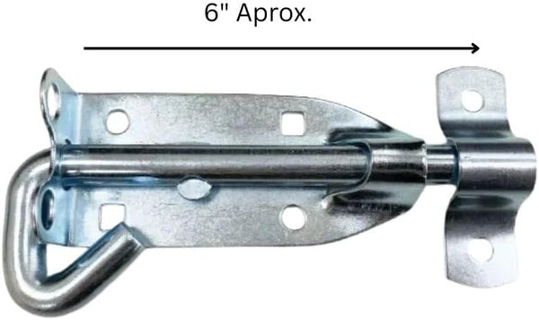galvanised gate bolt lock for outdoor use
