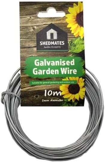 Galvanised half round metal plant support stakes.