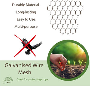Rust-resistant galvanised mesh for outdoor projects