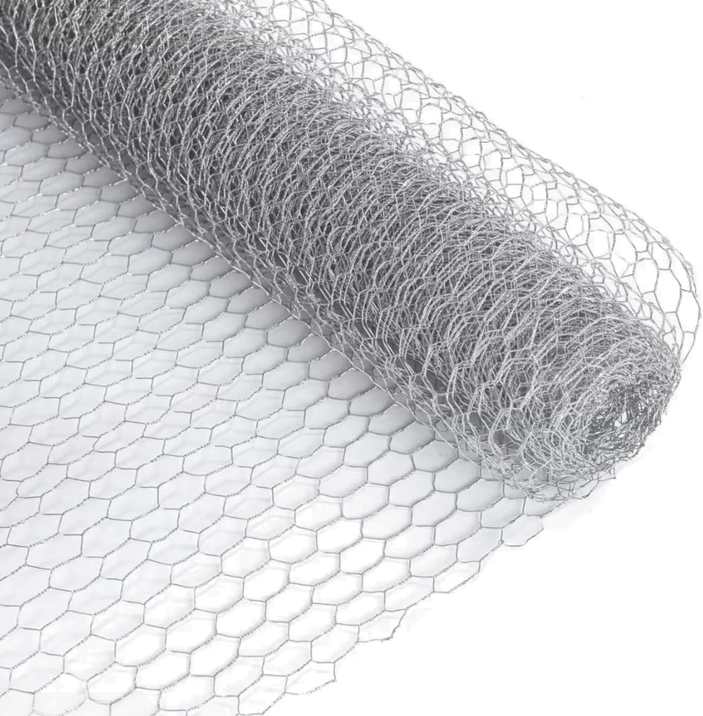 Galvanised weld mesh roll with 13mm square openings