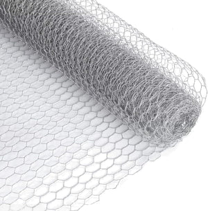 Galvanised weld mesh roll with 13mm square openings