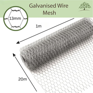 1 metre by 20 metre weld mesh roll