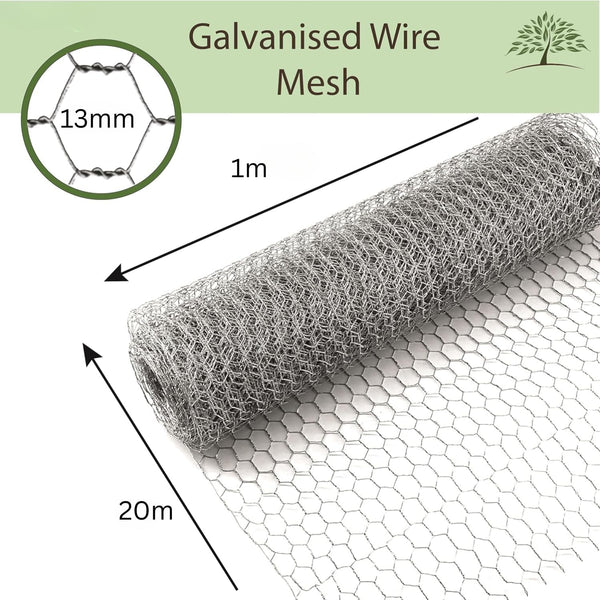 1 metre by 20 metre weld mesh roll