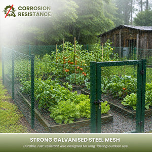 PVC coated galvanised wire fencing