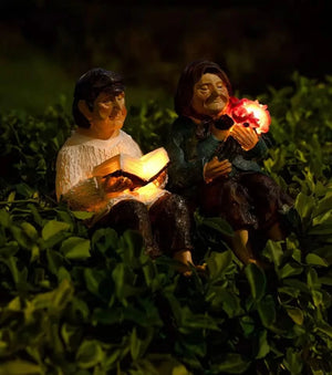 Garden ornament set for patios and balconies