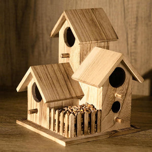 Outdoor garden bird nest box
