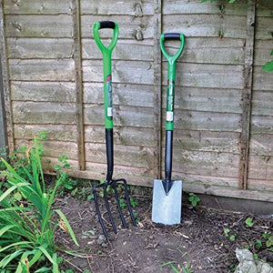 ergonomic garden fork and spade with d handle