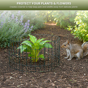 Decorative lawn border fencing