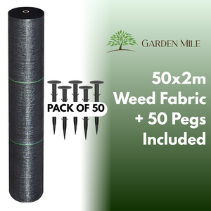 Garden weed barrier membrane