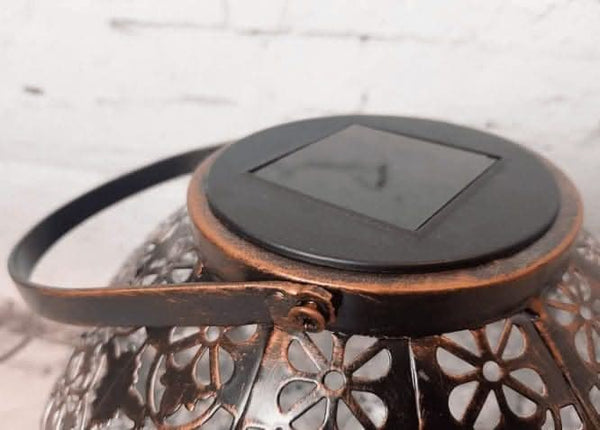Decorative Moroccan style garden light