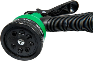 Leak-resistant hose spray gun for everyday garden use.