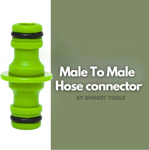 male to male hose connector for extensions