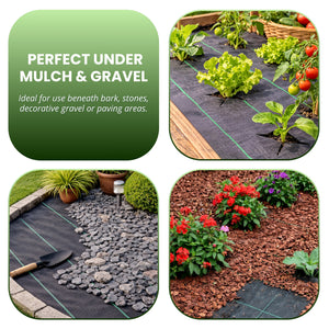 Heavy duty weed membrane for driveway