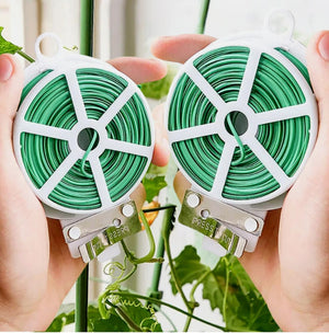 Reusable support ties for flowers and climbing vines