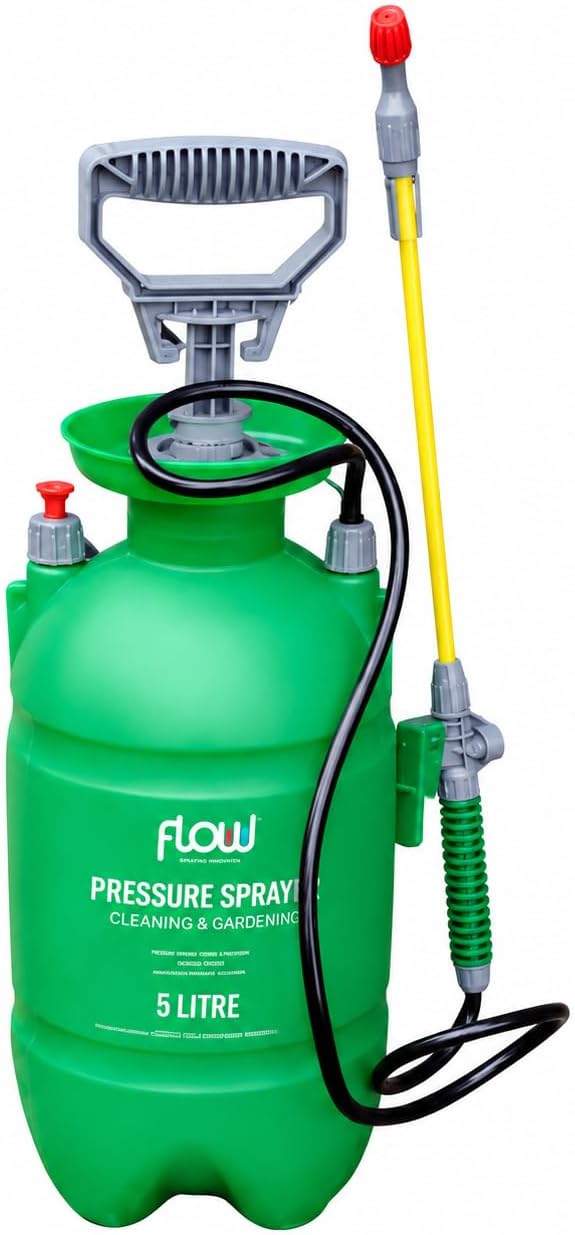 Green 5 litre fence pressure sprayer