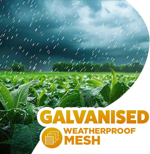 Garden protection mesh for shrubs and plants