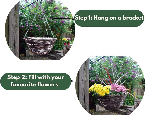 balcony flower basket
