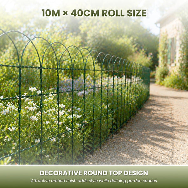 Outdoor landscaping border roll