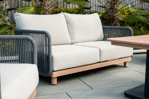 Contemporary outdoor coffee table set