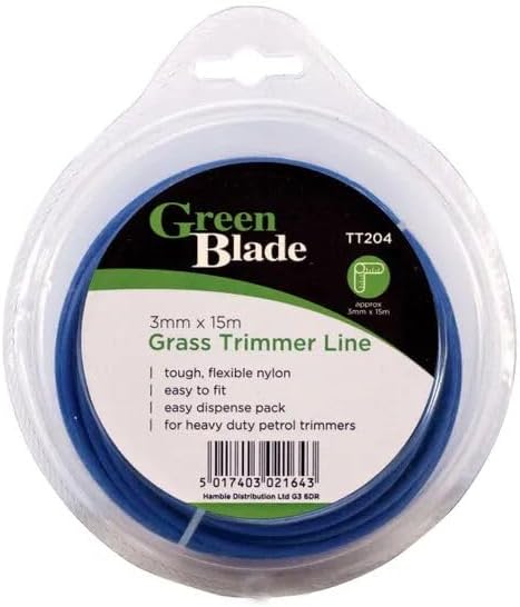 Nylon strimmer cord for cutting weeds and grass