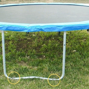 Durable stakes prepared for an outdoor event setup