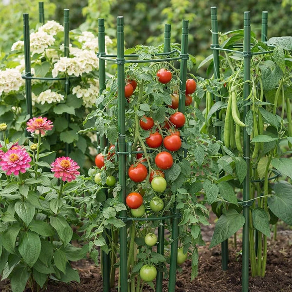 Plant support sticks for climbing vegetables and vines