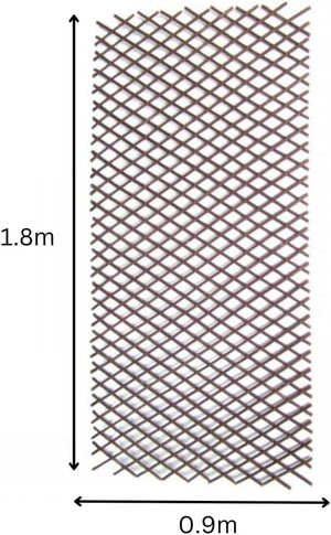 180cm x 90cm climbing plant trellis