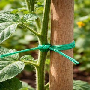 garden twine for securing plants and canes