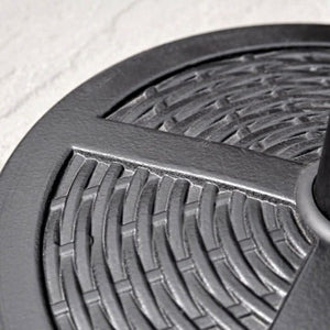 Outdoor parasol base for patios and balconies
