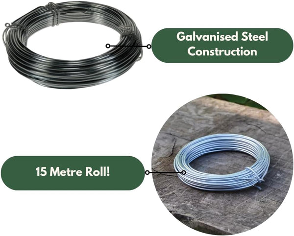 corrosion resistant garden tie wire for outdoor use