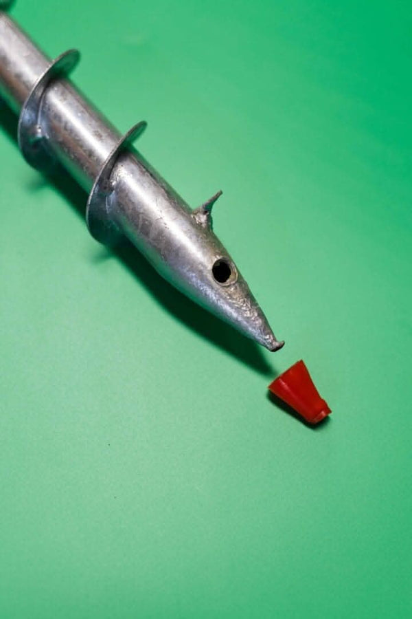 Ground support spike for parasols and umbrellas
